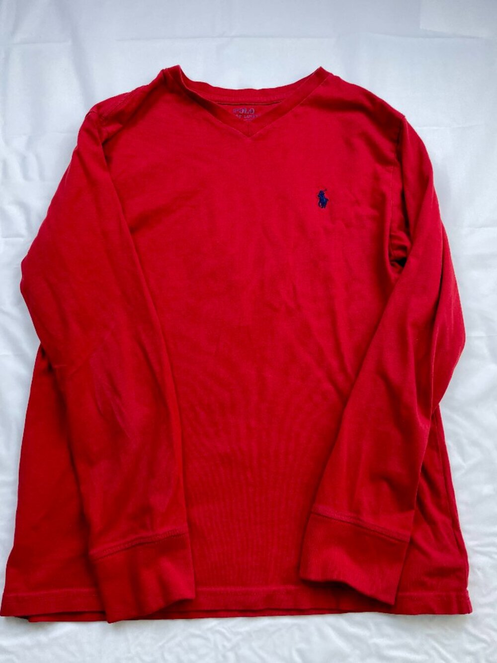 Polo Ralph Lauren Boys Red Long Sleeve Size M (10-12)